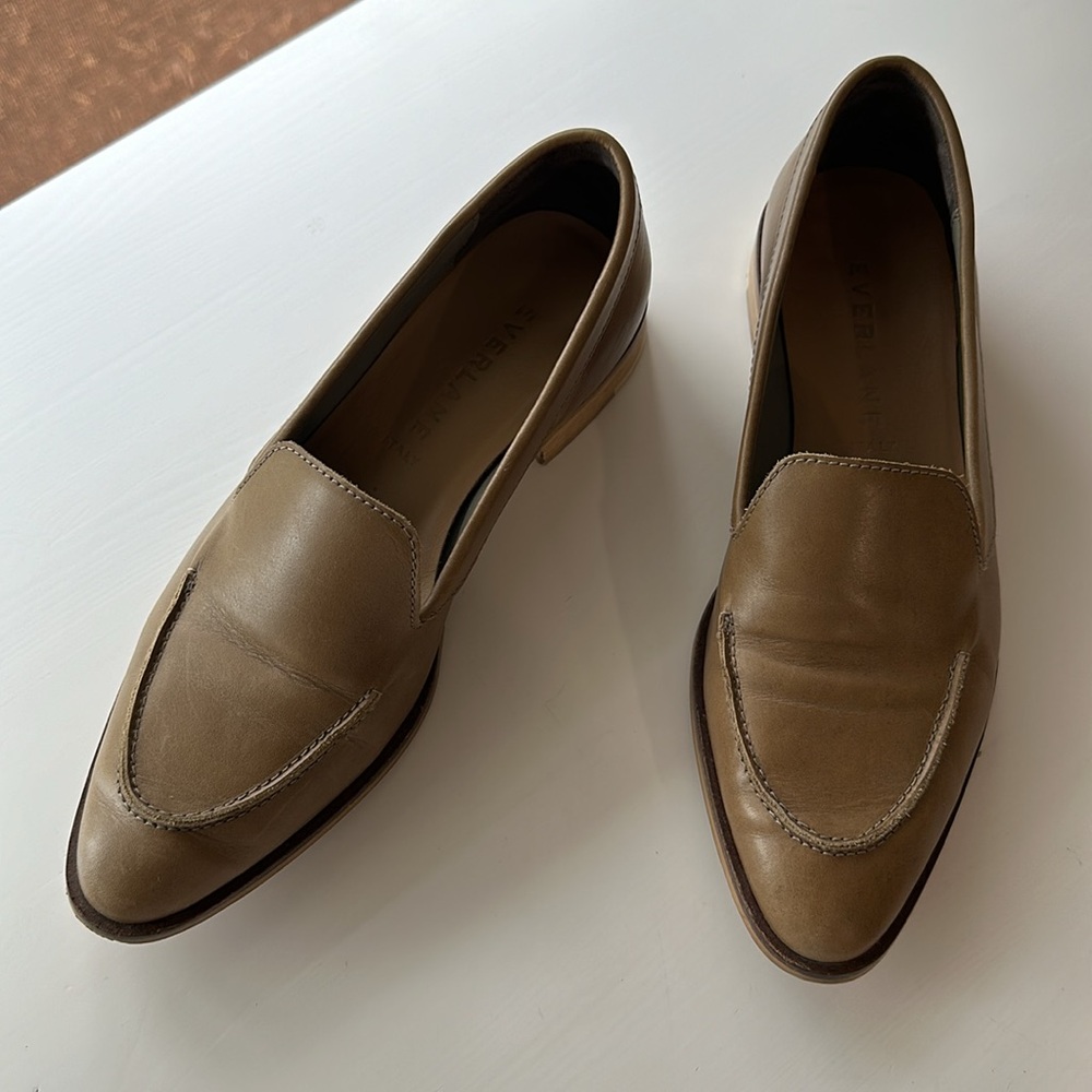 Everlane The Modern Loafer in Sand Leather